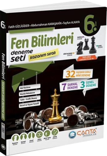 Çanta Yayınları 6. Sınıf Fen Bilimleri Kazanım Sıralı Deneme Seti Fati