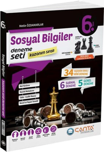 Çanta Yayınları 6. Sınıf Sosyal Bilgiler Kazanım Sıralı Deneme Seti Me