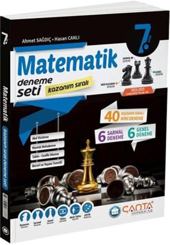 Çanta Yayınları 7. Sınıf Matematik Kazanım Sıralı Deneme Seti Ahmet Sa