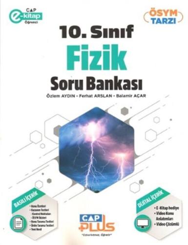 Çap Yayınları 10. Sınıf Fizik Anadolu Plus Soru Bankası Komisyon