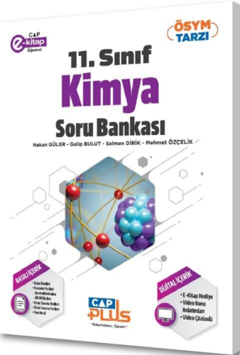 Çap Yayınları 11. Sınıf Kimya Plus Soru Bankası Hakan Güler