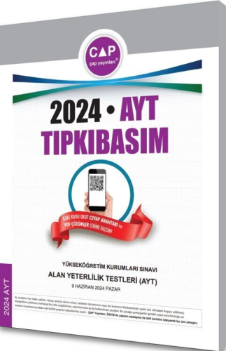 Çap Yayınları 2024 AYT Tıpkı Basım ÖSYM