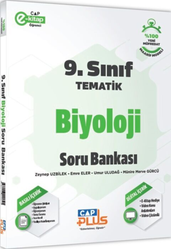 Çap Yayınları 9. Sınıf Biyoloji Tematik Soru Bankası Zeynep Uzbilek