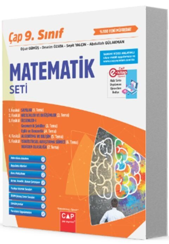 Çap Yayınları 9. Sınıf Matematik Seti Oğuz Gümüş