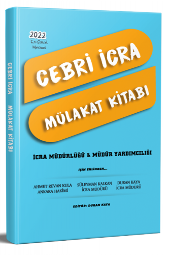 Dizgi Kitap Yayınları Cebri İcra İcra Müdürlüğü ve Müdür Yardımcılığı 