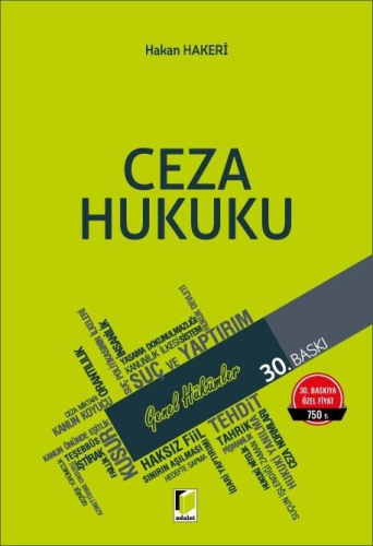 Ceza Hukuku Genel Hükümler (Hakan Hakeri) Hakan Hakeri