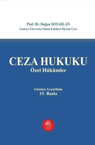 Ceza Hukuku Özel Hükümler Doğan Soyaslan