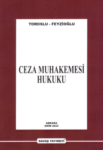 Ceza Muhakemesi Hukuku Nevzat Toroslu