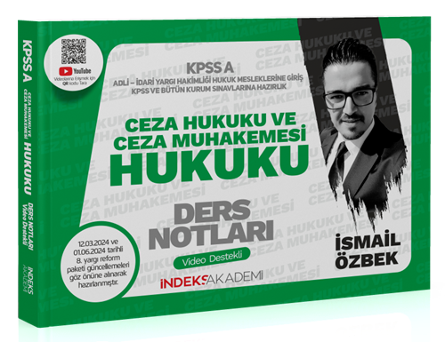 İndeks Akademi 2025 KPSS A Grubu Ceza Hukuku ve Ceza Muhakemesi Hukuku