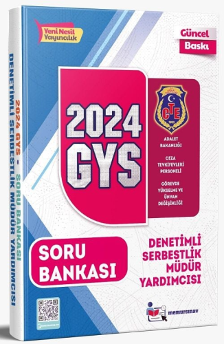 Memur Sınav 2024 GYS Adalet Bakanlığı Ceza Tevkifevleri Denetimli Serb