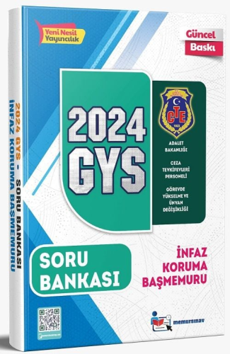 Memur Sınav 2024 GYS Adalet Bakanlığı Ceza Tevkifevleri İnfaz Koruma B