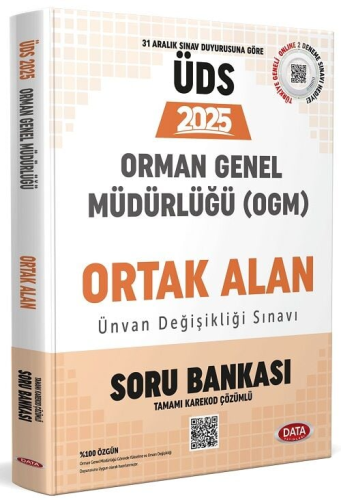 Data Yayınları 2025 Orman Genel Müdürlüğü Ünvan Değişikliği Sınavı Ort