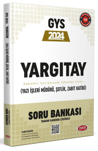 Data Yayınları 2024 Yargıtay GYS Soru Bankası Komisyon