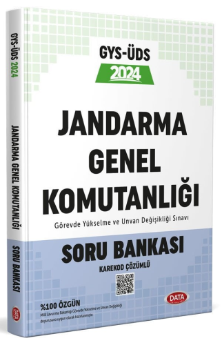 Data Yayınları 2024 Jandarma Genel Komutanlığı Personeli GYS-ÜDS Soru 