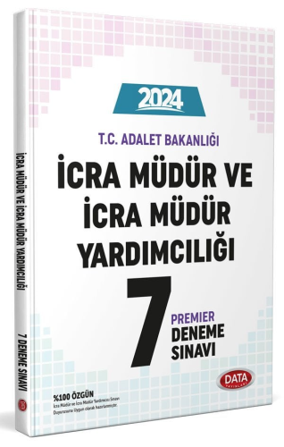 Data Yayınları 2024 İcra Müdür ve Müdür Yardımcılığı 7 Deneme Sınavı K