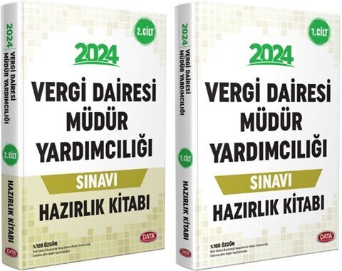 Data Yayınları 2024 Vergi Dairesi Müdür Yardımcılığı Sınavı Hazırlık K