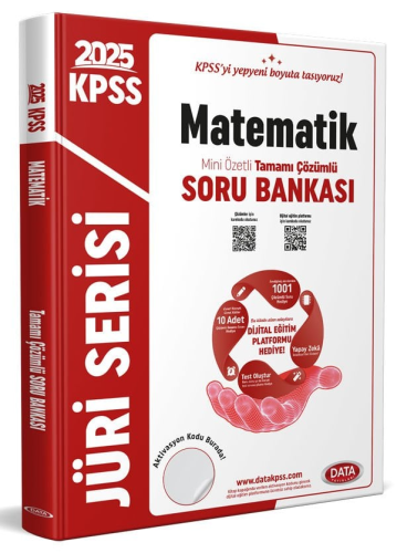 Data Yayınları 2025 KPSS Jüri Serisi Matematik Mini Özetli Tamamı Çözü