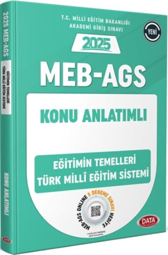 Data Yayınları 2025 MEB AGS Eğitimin Temelleri Türk Milli Eğitim Siste