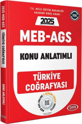 Data Yayınları 2025 MEB AGS Türkiye Coğrafyası Konu Anlatımlı Komisyon