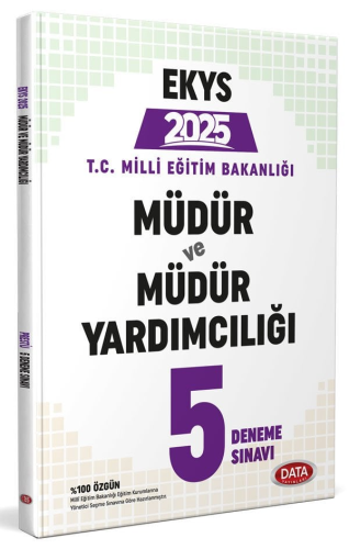 Data Yayınları 2025 MEB EKYS Müdür ve Müdür Yardımcılığı 5 Deneme Sına