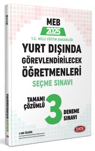 Data Yayınları 2025 MEB Yurt Dışında Görevlendirilecek Öğretmenleri Se