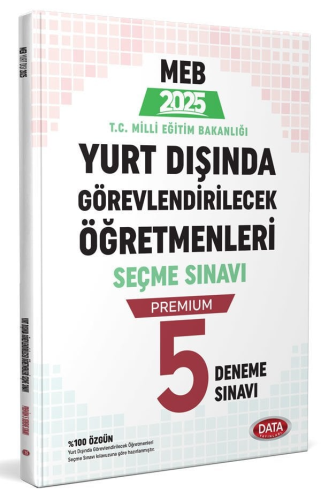 Data Yayınları 2025 MEB Yurt Dışında Görevlendirilecek Öğretmenleri Se