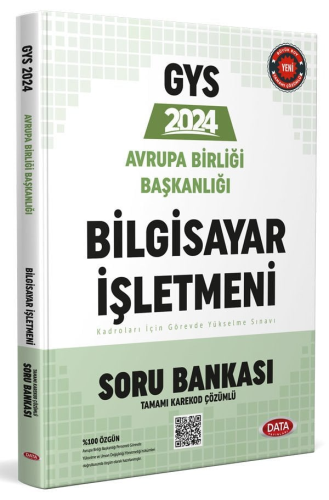 Data Yayınları 2024 Avrupa Birliği Başkanlığı Bilgisayar İşletmeni GYS