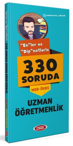 Data Yayınları 2022 "En"ler ve "Dip"notlarla 330 Soruda Uzman Öğretmen