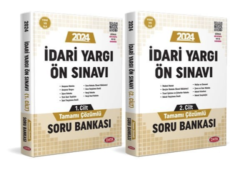 Data Yayınları 2024 İdari Yargı Ön Sınavı Tamamı Çözümlü Soru Bankası 