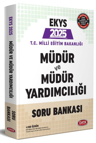 Data Yayınları 2025 MEB EKYS Müdür ve Müdür Yardımcılığı Soru Bankası 