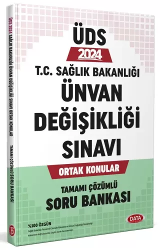 Data Yayınları 2024 T.C. Sağlık Bakanlığı Ünvan Değişikliği Sınavı Ort