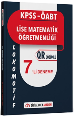 Dijital Hoca ÖABT Lise Matematik Öğretmenliği Lokomotif Serisi QR Çözü