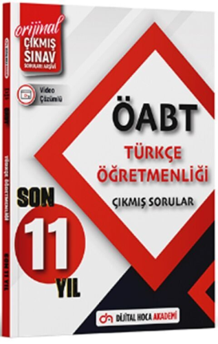 Dijital Hoca ÖABT Türkçe Öğretmenliği Son 11 Yıl Çıkmış Sorular Tamamı