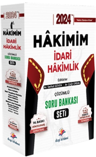 Dizgi Kitap Yayınları 2024 Hakimim İdari Hakimlik Çözümlü Soru Bankası