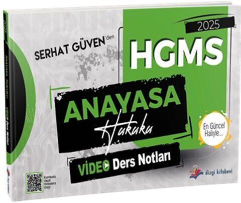 Dizgi Kitap Yayınları 2025 HMGS Anayasa Hukuku Video Ders Notları Serh