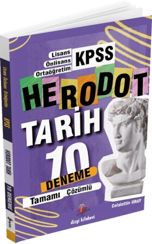 Dizgi Kitap Yayınları KPSS Tarih HERODOT 10 Deneme Çözümlü Celalettin 