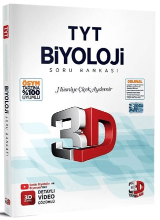 3D Yayınları TYT Biyoloji Soru Bankası Hüsniye Çiçek Aydemir