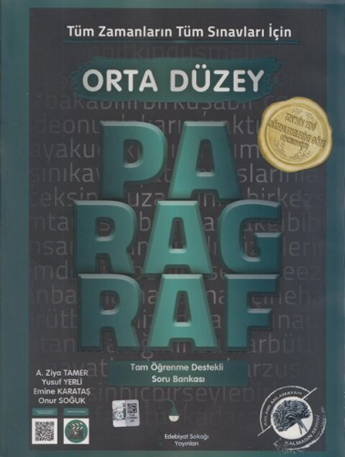 Edebiyat Sokağı Yayınlaı Tüm Zamanların Tüm Sınavları İçin Orta Düzey 