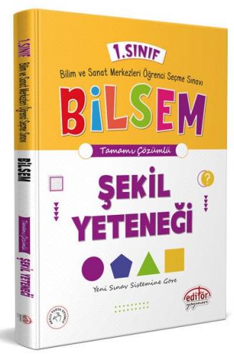 Editör Yayınları 1. Sınıf Bilsem Hazırlık Şekil Yeteneği Tamamı Çözüml