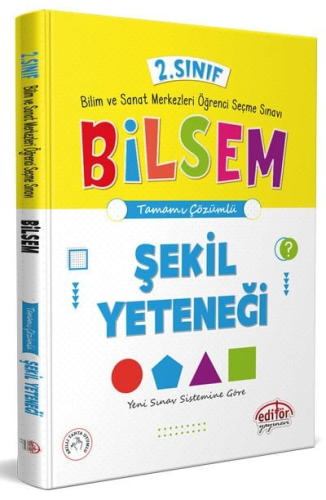 Editör Yayınları 2. Sınıf Bilsem Hazırlık Şekil Yeteneği Tamamı Çözüml