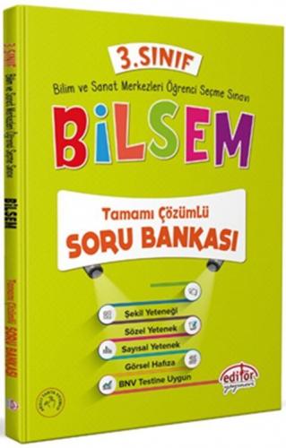 Editör Yayınları 3. Sınıf Bilsem Tamamı Çözümlü Soru Bankası Komisyon