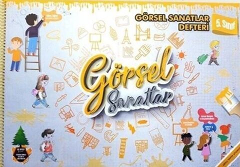 EFX Akademi Yayınları 5. Sınıf Görsel Sanatlar Defteri Komisyon