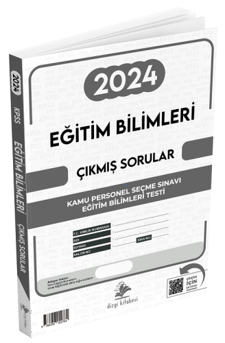 Dizgi Kitap Yayınları KPSS Eğitim Bilimleri 2024 Sınavı Çıkmış Sorular