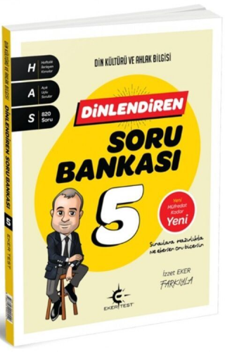 Eker Test 5. Sınıf Din Kültürü ve Ahlak Bilgisi Dinlendiren Soru Banka