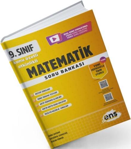 ENS Yayıncılık 9. Sınıf Matematik Etkinlikli Soru Bankası Ebru Saydam