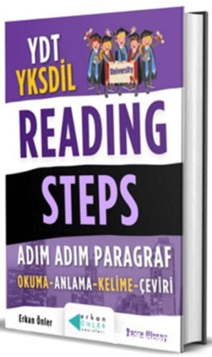 Erkan Önler YDT YKSDİL Reading Steps Adım Adım Paragraf Erkan Önler