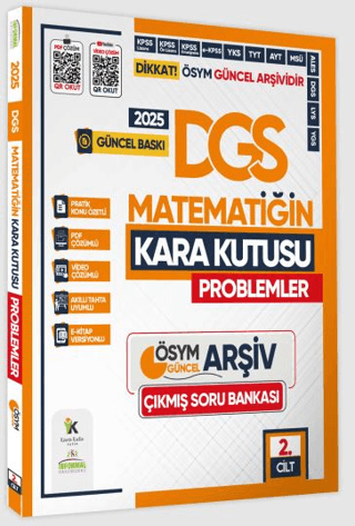 İnformal Yayınları 2025 DGS Matematiğin Kara Kutusu 2. Cilt Problemler