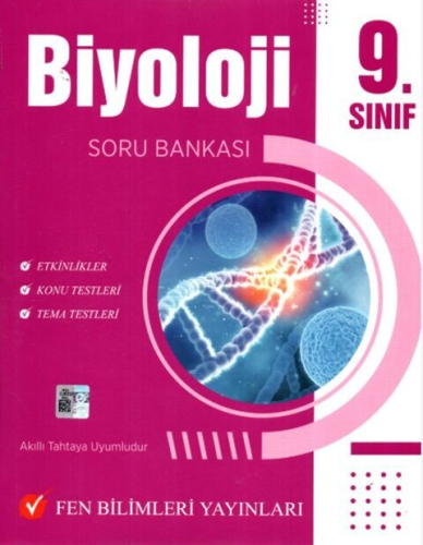 Fen Bilimleri Yayınları 9. Sınıf Biyoloji Soru Bankası Komisyon