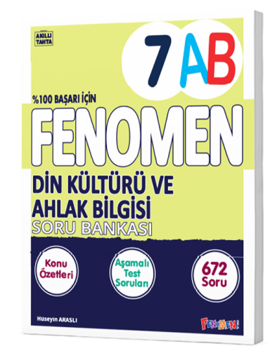 Fenomen Okul Yayınları 7. Sınıf Din Kültürü ve Ahlak Bilgisi Fenomen A