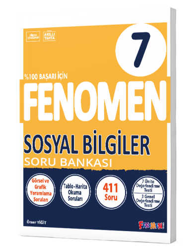 Fenomen Okul 7. Sınıf Sosyal Bilgiler Soru Bankası Ömer Yiğit